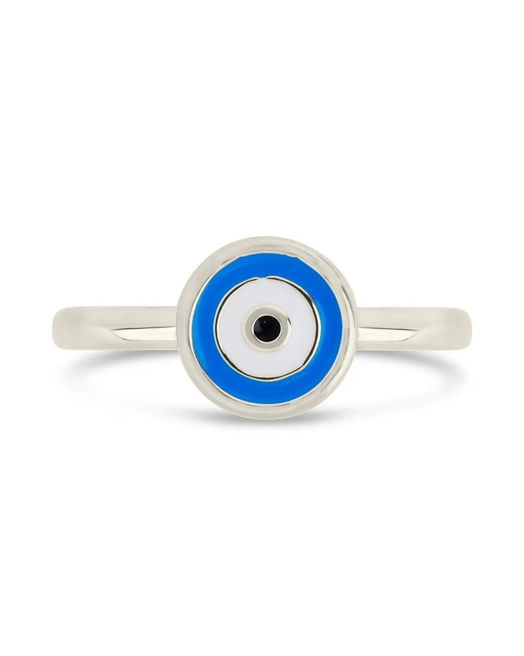 Sibyl Enamel Evil Eye Ring