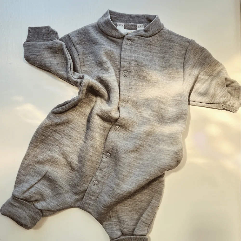 Sleep suit - 100% Wool - 2 in 1 Foot