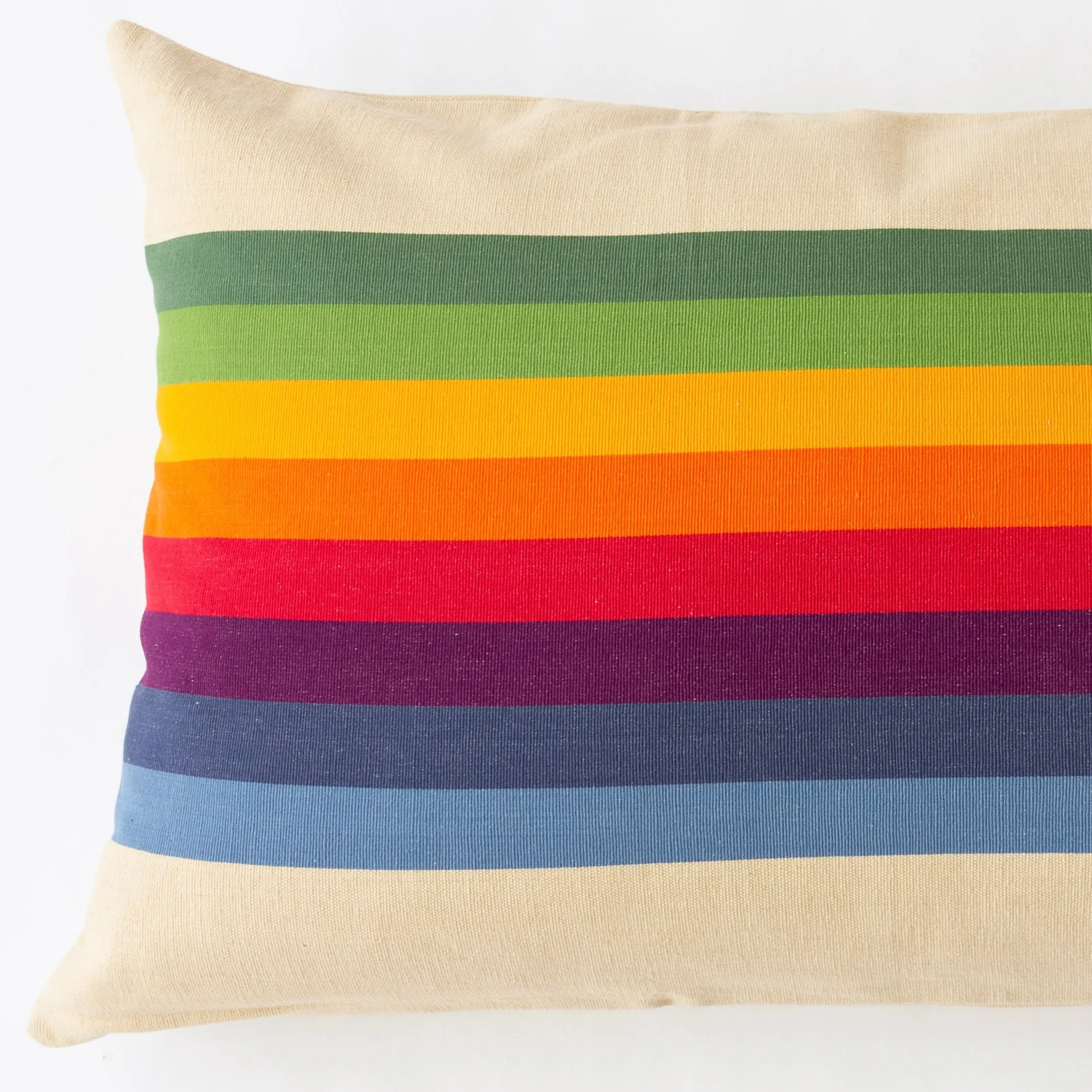 Spectrum Stripe Bolster Pillow 14"x28"