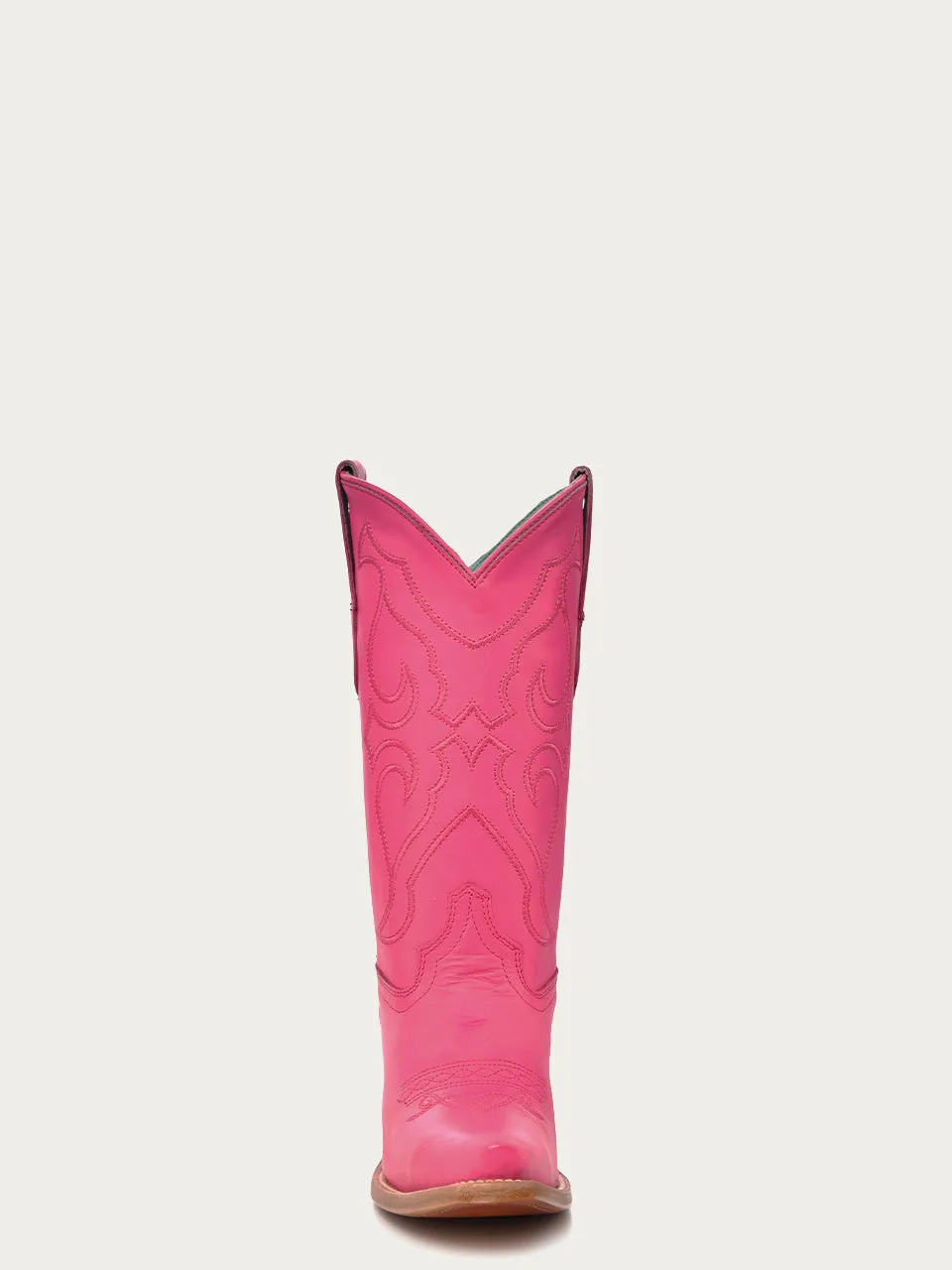 T0148 - TEEN'S EMBROIDERY PINK/FUCHSIA SNIP TOE COWBOY BOOT