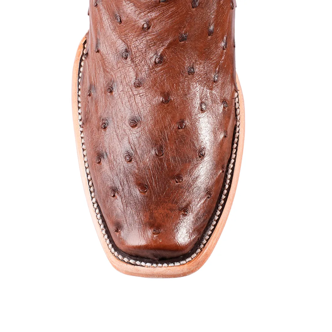 Texas Country Exotic Boot Ostrich Tabaco AV201