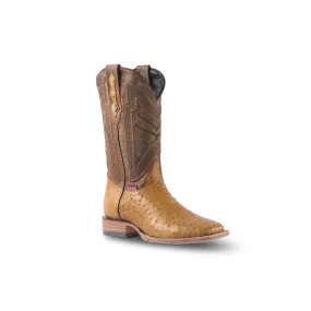 Texas Country Western Boot Ostrich Umber 501 AV20 PS