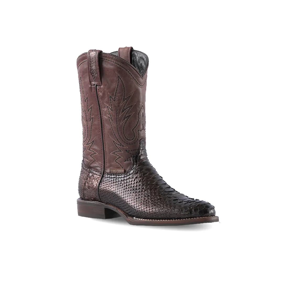 Texas Country Western Boot Python Paris E02