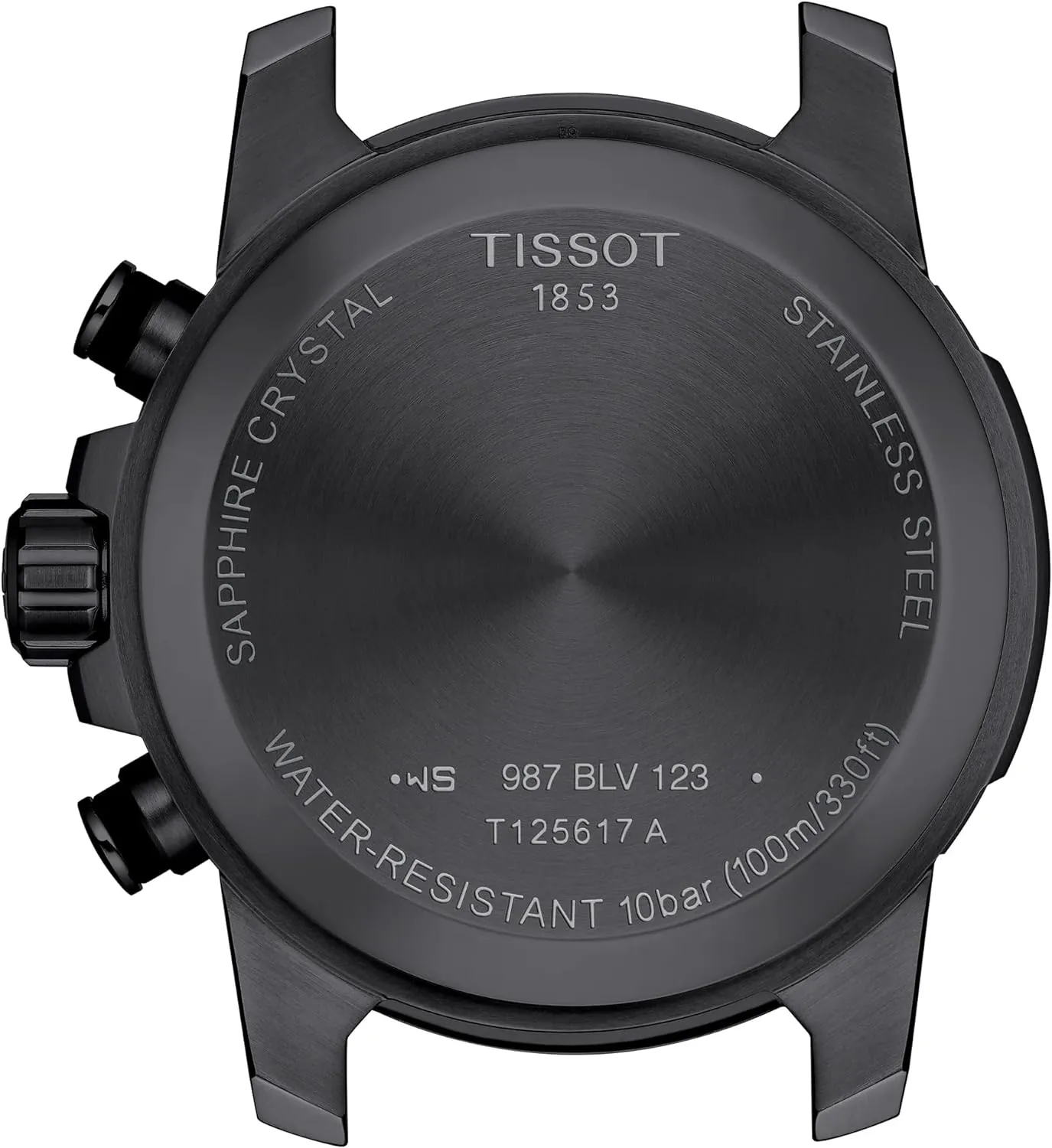 Tissot Supersport Chronograph Black PVD Stainless 45.5mm Quartz Watch