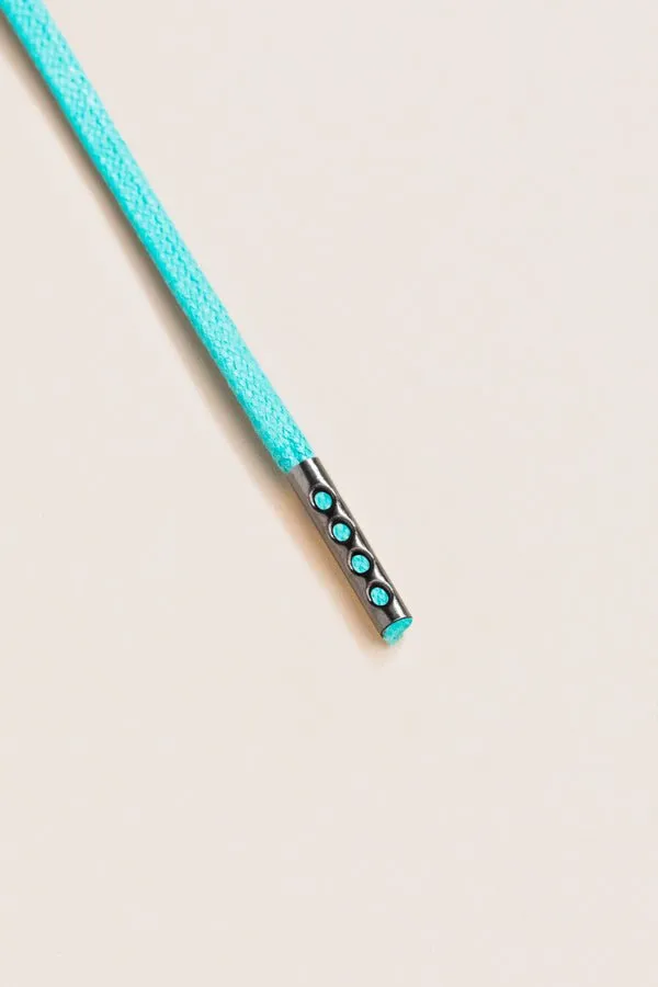 Turquoise | Round Waxed Shoelaces