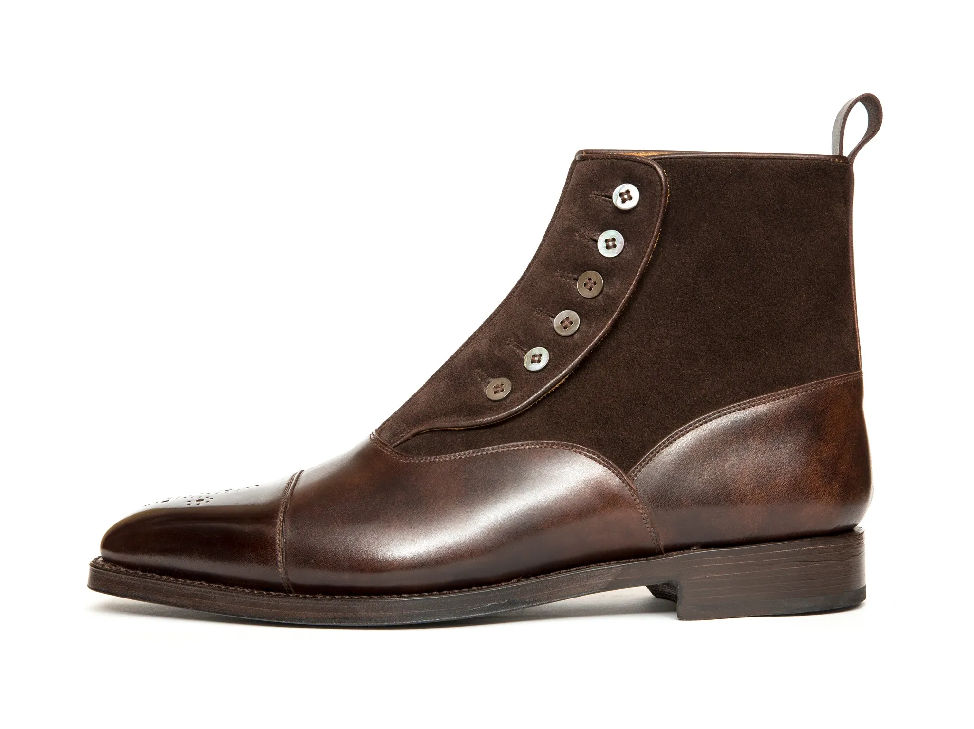 Westlake - MTO - Dark Brown Museum Calf / Dark Brown Suede