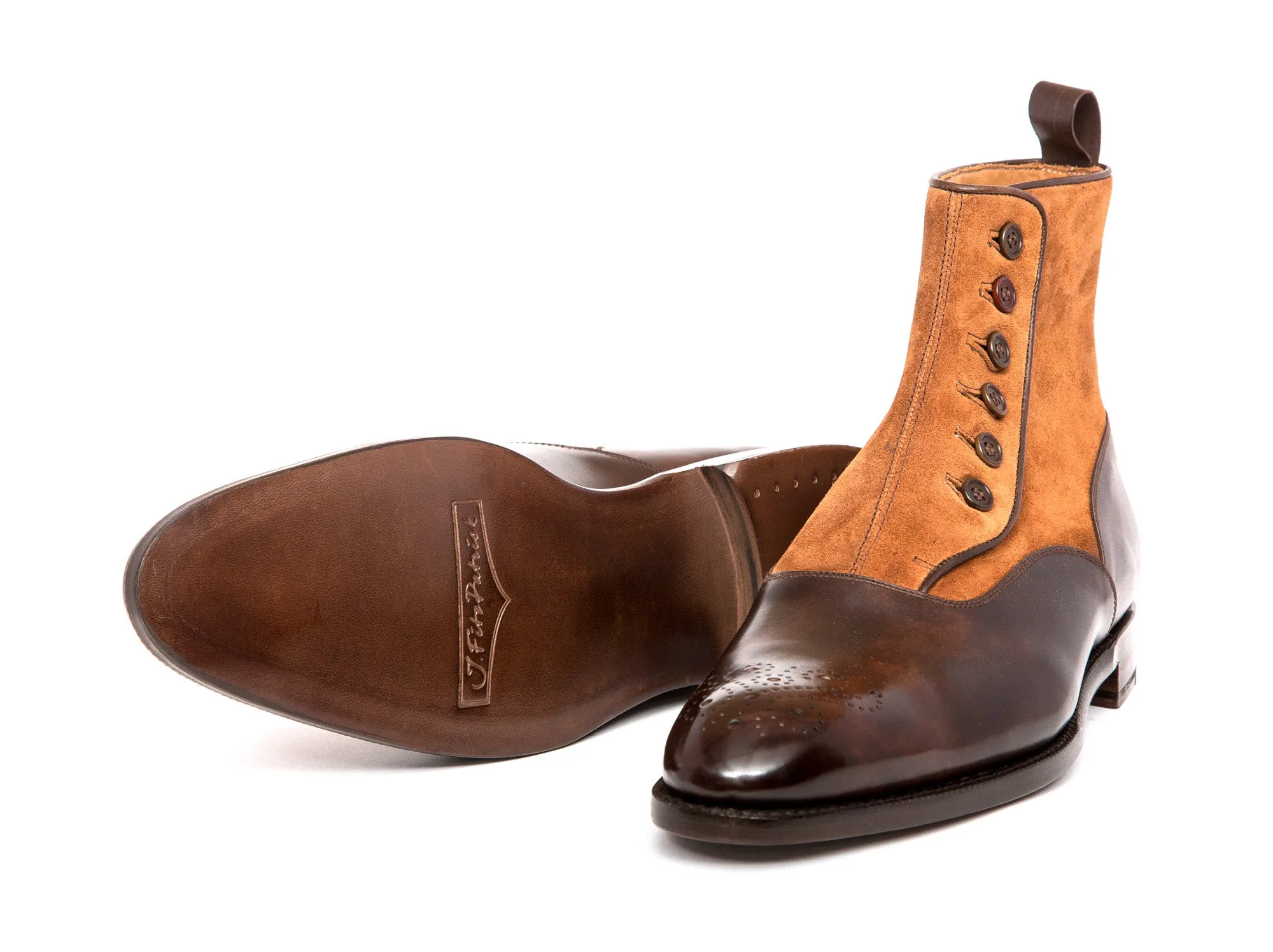 Westlake - MTO - Dark Brown Museum Calf / Tobacco Suede - NGT Last - Single Leather Sole