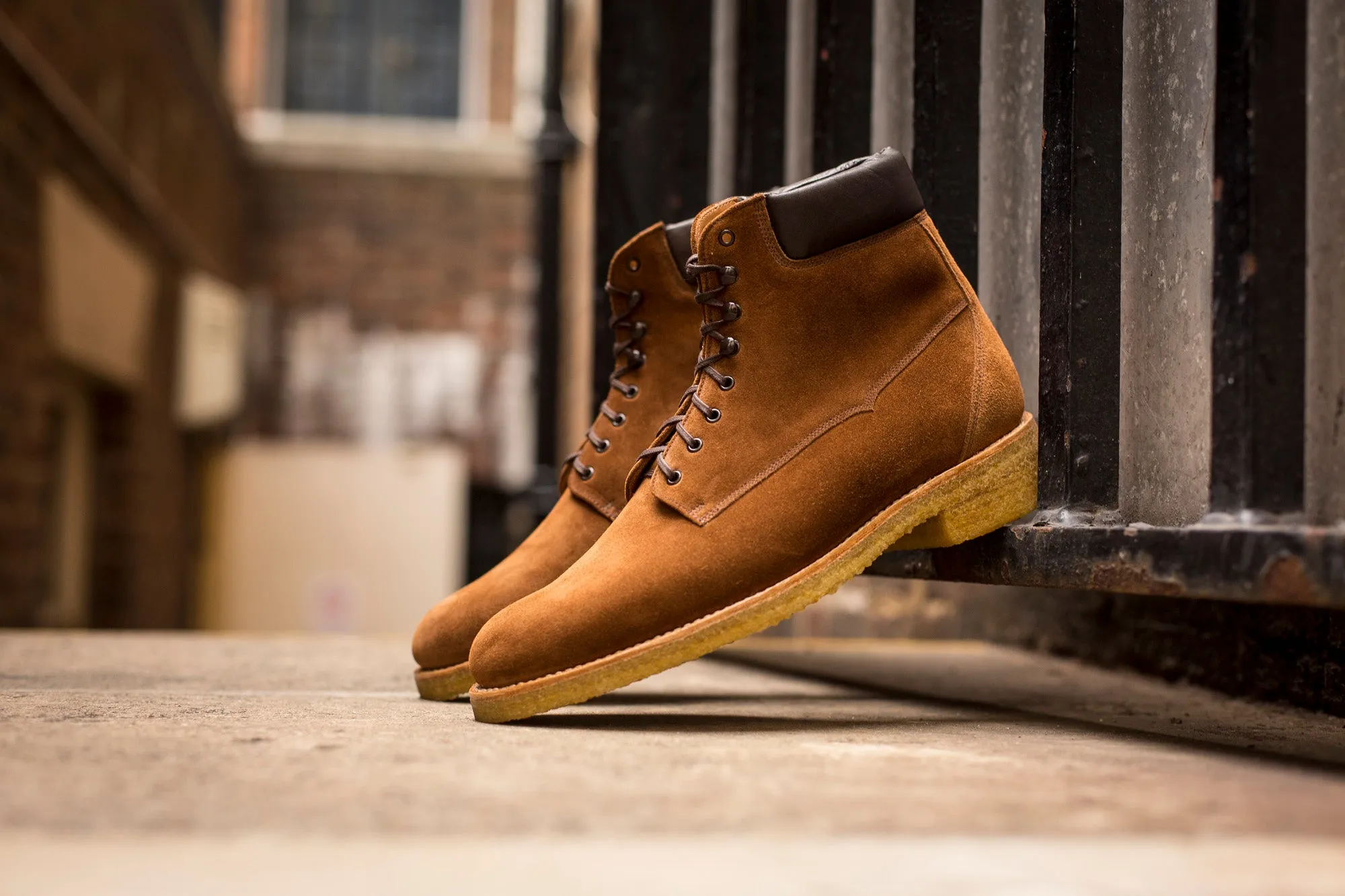 Whidbey - MTO - Snuff Suede - NJF Last - Crepe Rubber Sole