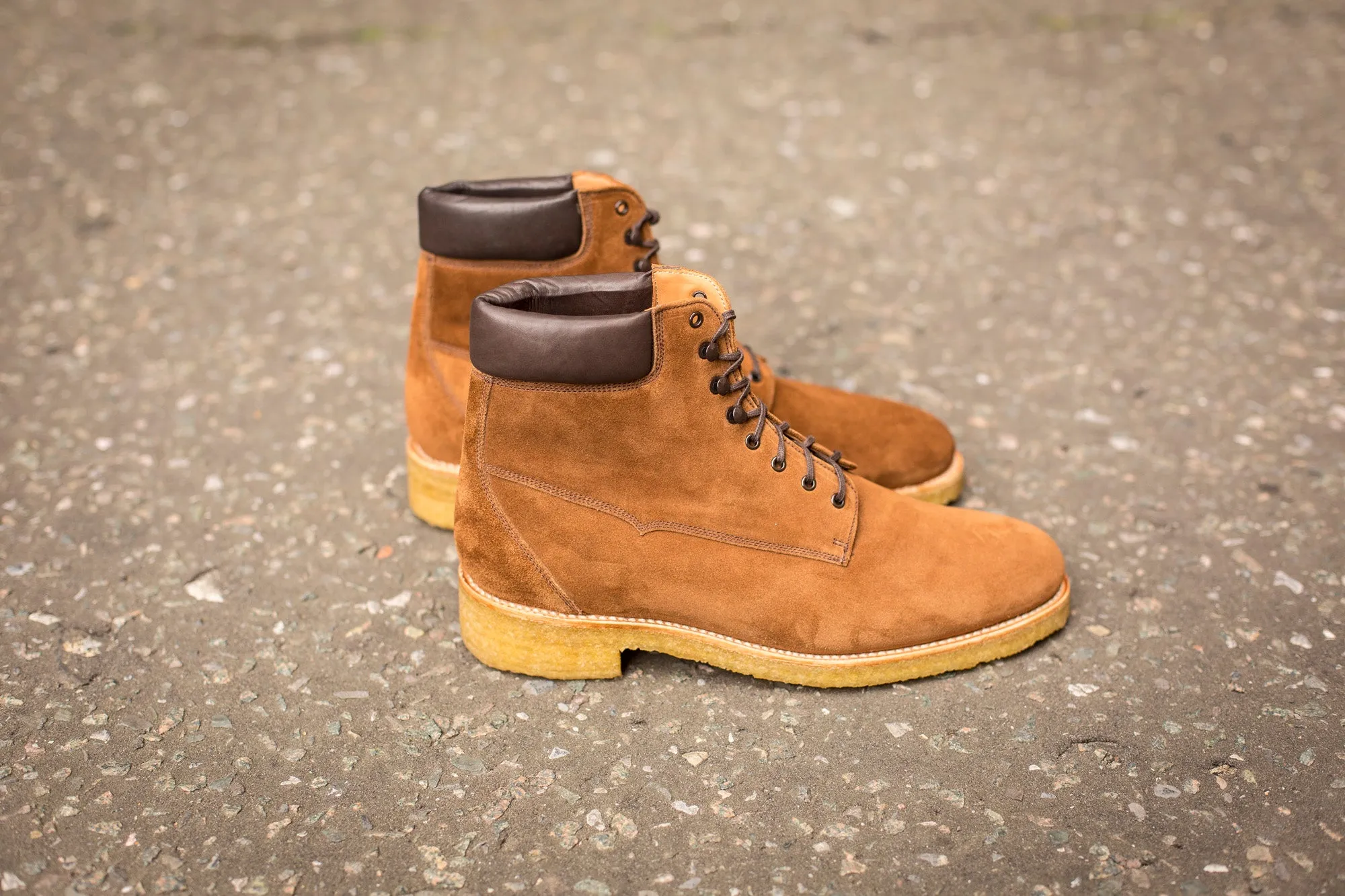 Whidbey - MTO - Snuff Suede - NJF Last - Crepe Rubber Sole