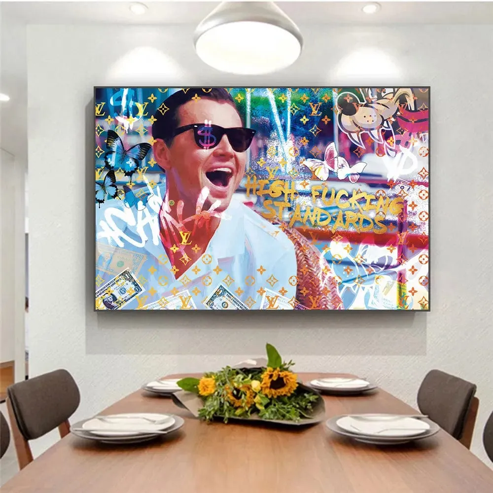 Wolf of Wall Street Legendary Movie Film Artwork Prints Wall Art