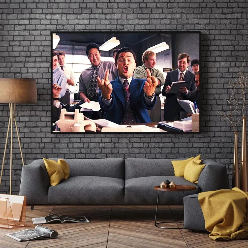 Wolf of Wall Street Legendary Movie Film Artwork Prints Wall Art