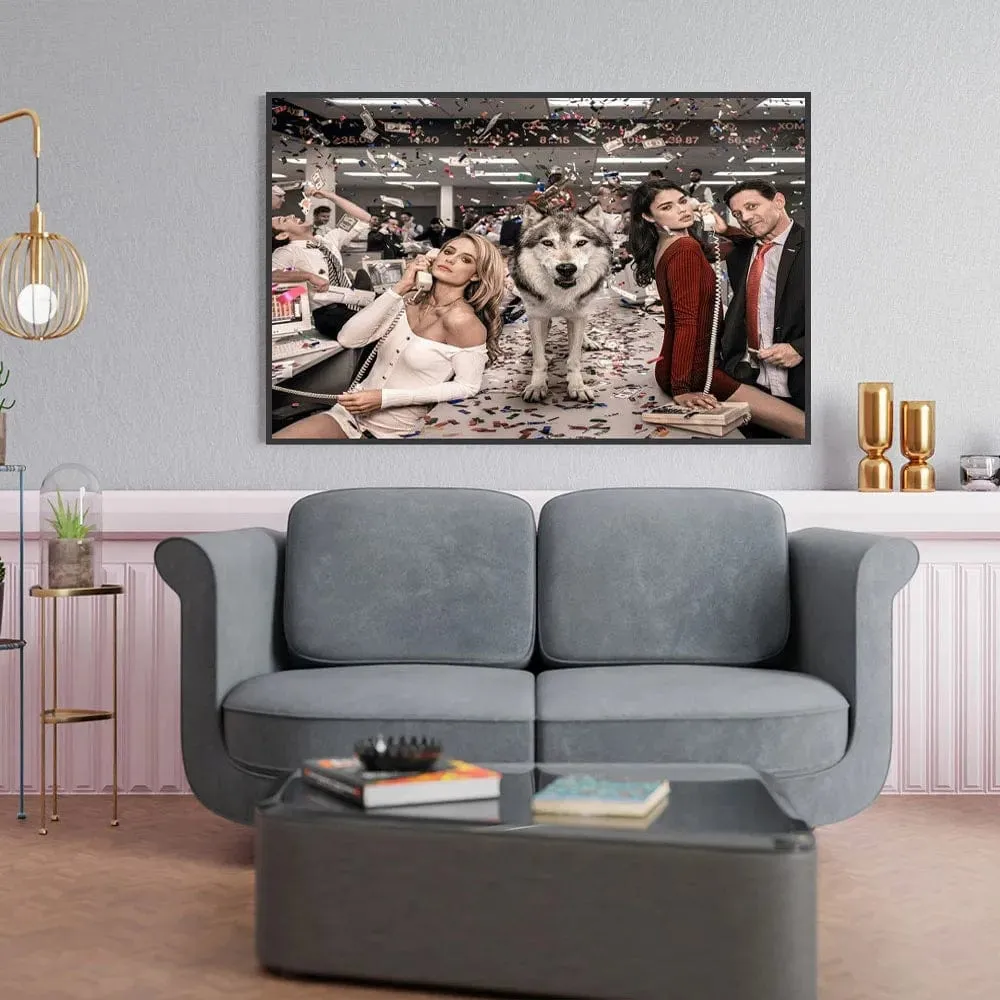 Wolf of Wall Street Legendary Movie Film Artwork Prints Wall Art