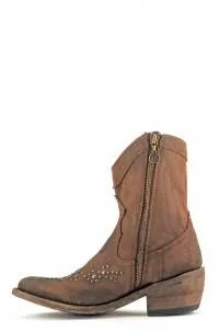 Women's Liberty Black Teccato Choc Acab Boots #LB-71116