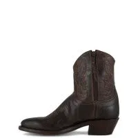 Women's Lucchese Mad Dog Goat Boots Chocolate Burn #N9754 R4