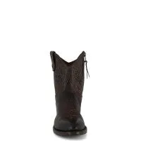 Women's Lucchese Mad Dog Goat Boots Chocolate Burn #N9754 R4